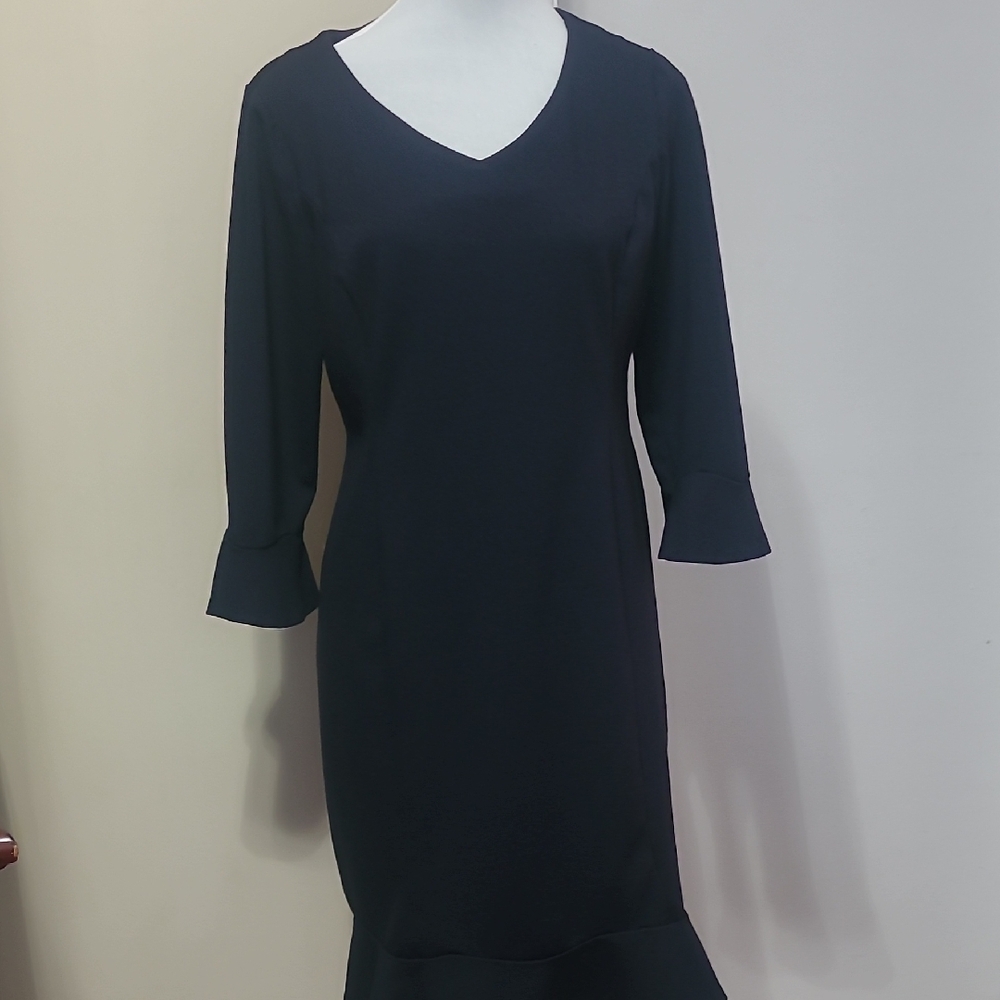 Talbots Black Long Sleeve Dress